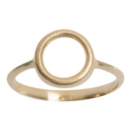 FORGYLDT CIRKEL RING FRA NORDAHL - Nordahl