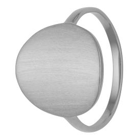 SØLV RING MED PLADE - Ringe sølv