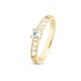 CHRISTINA TOPAZ PRINCESS RING - Ringe forgyldt