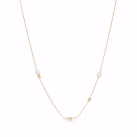 HALSKÆDE MED PERLER - Halskæde