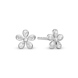MAGIC WHITE FLOWER ØRESTIKKER - Øreringe sølv