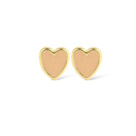 NUDE HEART STUD - Jeberg