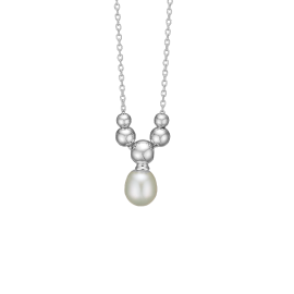 HALSKÆDE MED PERLE - Halskæde