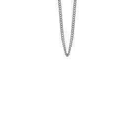 Necklace chain, silver 40 + 15 cm - Halskæde sølv