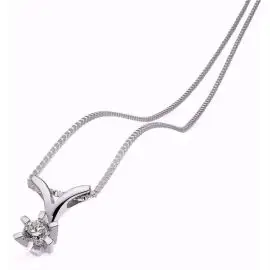 DIAMOND STAR VEDHÆNG MED 0,04CT - Vedhæng