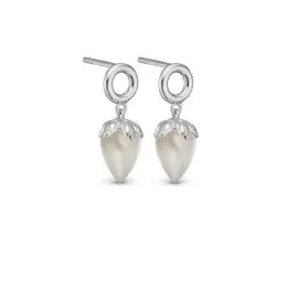 CHRISTINA ØRESTIKKER MED MÅNESTEN - Christina design