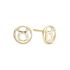 ØRESTIKKER m. STJERNETEGN - Øreringe forgyldt