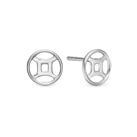 ØRESTIKKER m. STJERNETEGN - Øreringe sølv