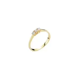 GULD RING M. BRILLANT 0,21CT - Ringe guld