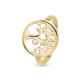 CHRISTINA TREE OF LIFE RING - Ringe forgyldt