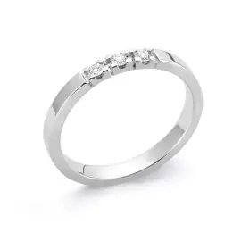 ALLIANCE RING 14 KARAT 3x0,02CT - FORLOVELSE & VIELSE