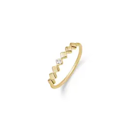 HARLEKIN RING MED KLARE STEN - SALE – 30%