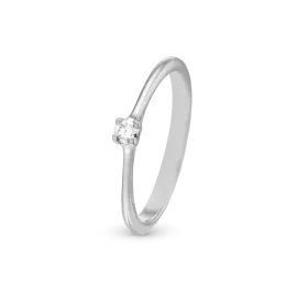 CHRISTINA LABGROWN DIAMOND RING 0,10CT - Ringe sølv