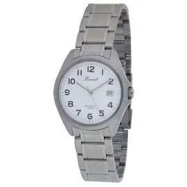 BONETT HR UR STÅL - Herre ure med lænke