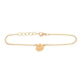 SHELL ANKELKÆDE - Forgyldt ankelkæde
