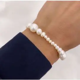 PERLE ARMBÅND - Forgyldt armbånd