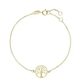 LUND COPENHAGEN ARMBÅND MED LIVETS TRÆ - Guld armbånd