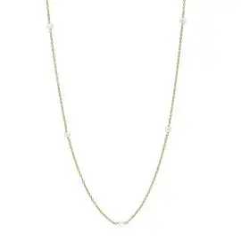 LUND COPENHAGEN HALSKÆDE MED PERLER - Halskæde guld