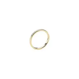 GULD RING MED ZIRKONIA STEN - Ringe guld