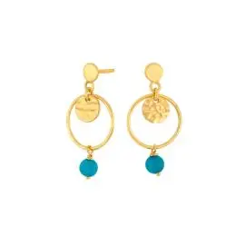 NORDAHL ØRERINGE "JOY52" I FORGYLDT - Nordahl