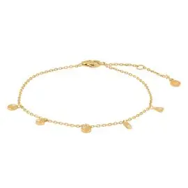 Forgyldt sølv armbånd GWENNOR 4mmR 17+3cm - Forgyldt armbånd