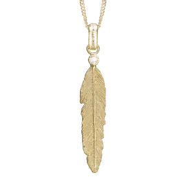 CHRISTINA DESIGN BIG FEATHER VEDHÆNG - UDEN KÆDE - Vedhæng