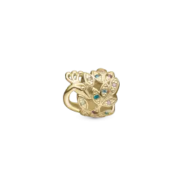 CHRISTINA DESIGN PEACOCK CHARM TIL 4MM ARMBÅND - Christina design