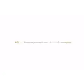 GULD ARMBÅND MED PERLER - Guld armbånd