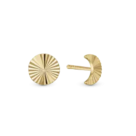 MOON ØRESTIKKER - Øreringe forgyldt