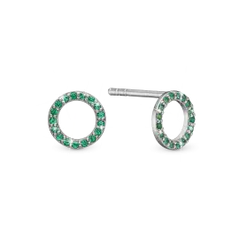 GREEN CIRCLE ØRESTIKKER - Christina design