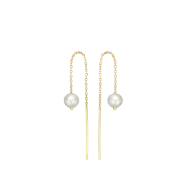 ØRETRÅD MED PERLE - Aagaard