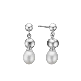 ØRERINGE MED PERLE - Aagaard