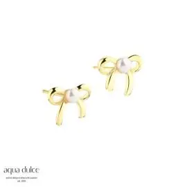 Aqua Dulce Simple Bow Perle - SMYKKER